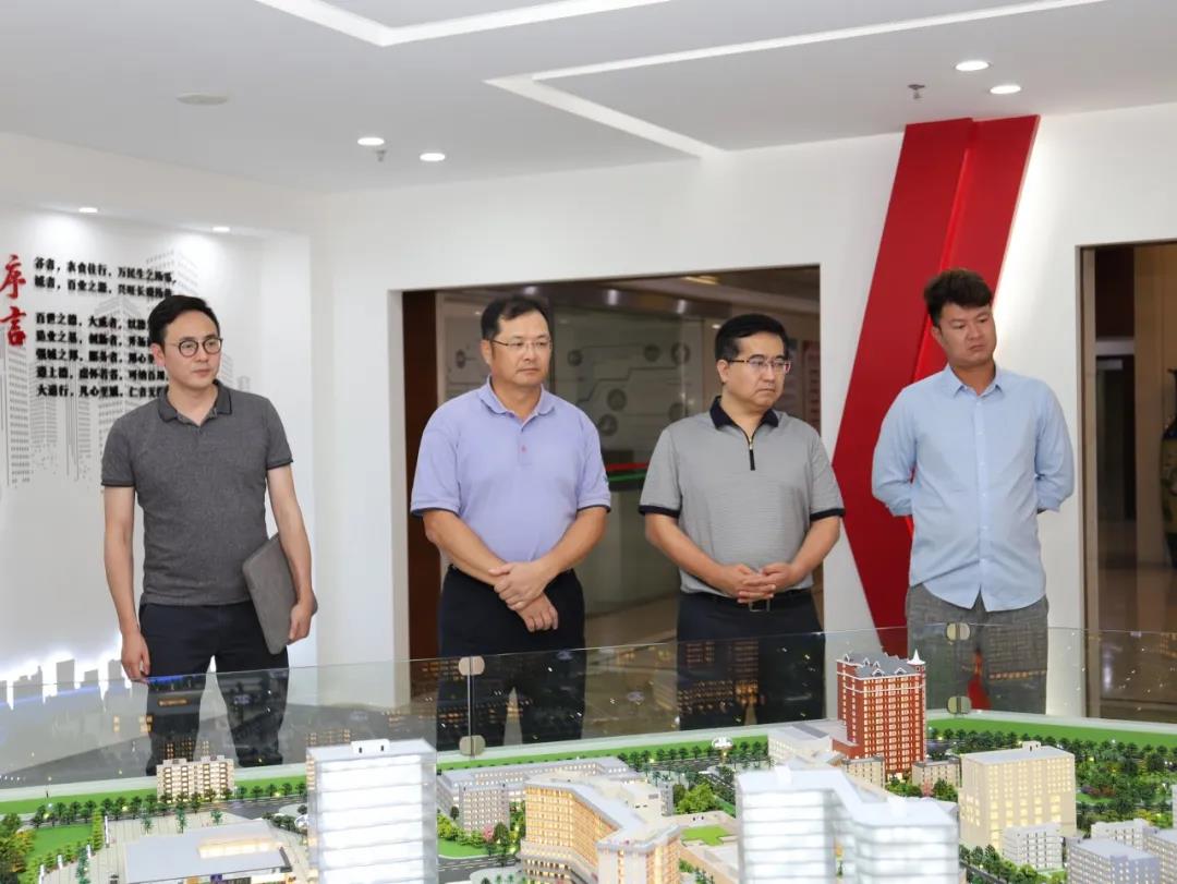 盛高投资有限公司骆蔚峰总裁一行莅临调研指导